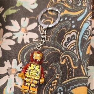 ❤️10/$40 Nwot Lego Iron Man Keychain